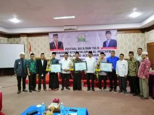 Aceh Besar Juara Pertama Festival Baca dan Tulis Manuskrip Kuno