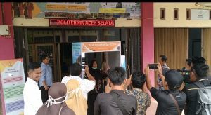Bilek Desinfektan Poltas Diapresiasi Plt Bupati Aceh Selatan