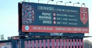Lihat Reklame di AS Ini! Dunia Akui Kehebatan Konsep Nabi Muhammad SAW Dalam Menangkal Virus Pandemi Sekarang Ini