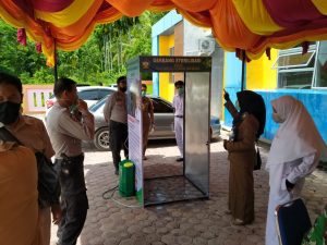 Gerbang Sterilisasi Dipasang di Puskesmas Rawat Inap se-Aceh Selatan
