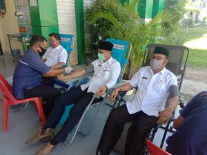 Cabdisdik Lhokseumawe Lakukan Kegiatan Donor Darah