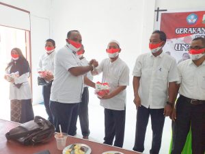 Seluruh SMK di Aceh Timur Dibagikan Masker Vokasi