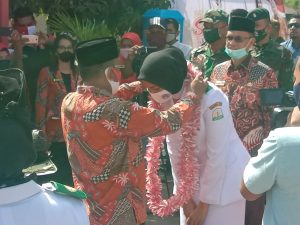 Penyambutan Paskibraka Nasional, Indrian Berlangsung Meriah