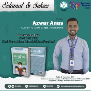 Anggota IGI Lhokseumawe Launching Buku pada Peringatan HGN Tahun 2020