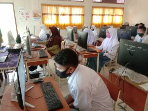 Pandemi Covid-19, SMAN 7 Lhokseumawe Gelar Ujian Online