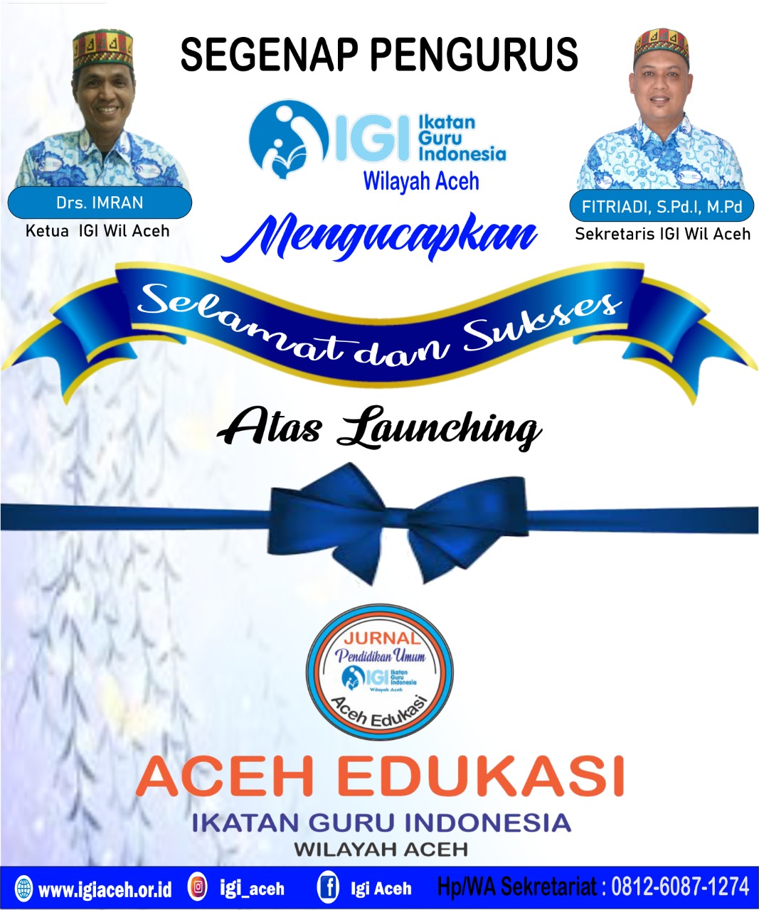 IGI Launching Jurnal Aceh Edukasi