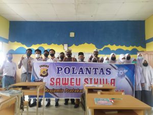 Laksanakan Program Polisi Saweu Sikula, Satlantas Polres Aceh Timur Kunjungi SMAN 1 Nurussalam