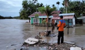 Sungai Kluet Meluap, Satu Rumah Hilang Terseret Arus
