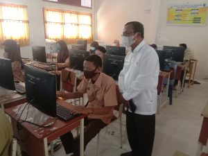 45 Siswa SMAN 7 Lhokseumawe Ikut Gladi Bersih ANBK Tahun 2021