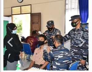 Guru dan Siswa Sabang Serbu Vaksinasi Maritim, Sekda, Kasidik, Dalanal Cek Pelaksanaan