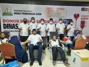 Lampaui Target, Disdik Aceh Kumpulkan 60 Kantong Darah