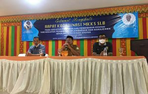 Kacabdin Sabang Tutup Rakor MKKS LB