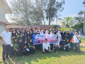 Ratusan Warga SMKN 1 Al-Mubarkeya Donor Darah