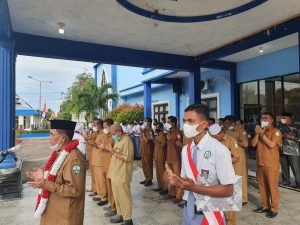 Apel di SMKN 1 Bireuen, Sekda Apresiasi Kinerja Kacabdin