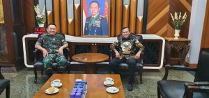 Anggota DPR RI Komisi I Fadhlullah Silaturrahmi ke Mabesad
