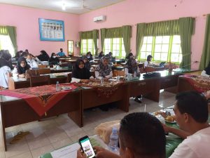 Tim Bentukan Cabdin Sosialisasi program Guru Penggerak angkatan 7 di SMK Negeri 1 Peusangan