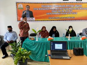 Kasi Pengembangan Mutu Guru dan Tendik Cabang dinas Pendidikan Wilayah Aceh Tengah Buka Pelatihan Pustaka Digital.