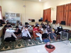 ABK SLB Negeri Simeulue Unjuk Kebolehan di Hadapan Sekda Aceh