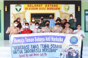 Studi Banding Dan Dialog Interaktif Remaja Teman Sebaya Digelar Di Makodim 0111/Bireuen