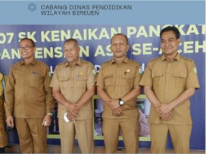 KCD Bireuen Apresiasi Kinerja Dinas Pendidikan Aceh