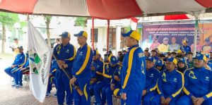 Bupati Biruen, Dr. H. Muzakkar A. Gani, S.H.,M.Si Melepas 93 peserta Kontingen (POPDA)Tahun 2022.