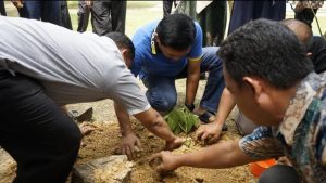 Sukseskan Gerakan BEREH, Kadisdik Pimpin Gerakan Penghijauan Sekolah di Aceh Tamiang