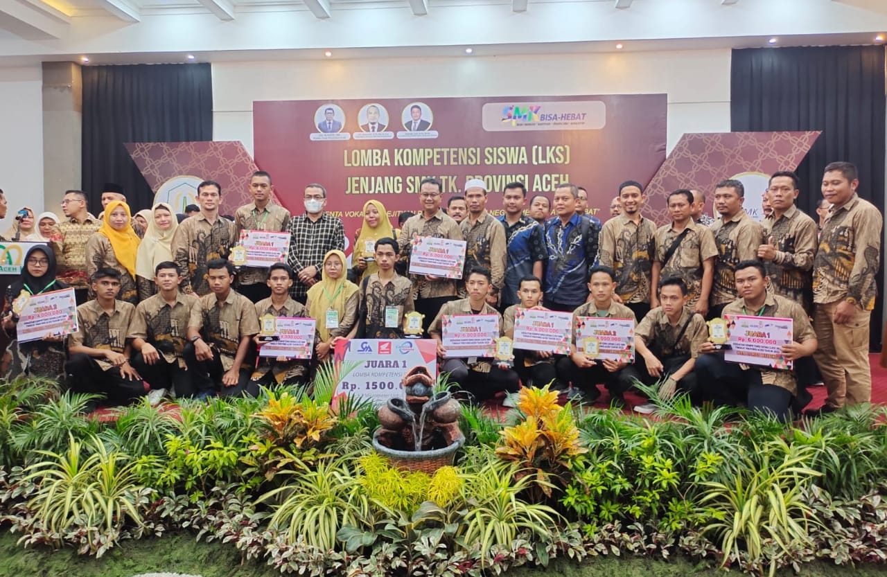 Aceh Tamiang Raih 8 Juara LKS SMK Se-Aceh, 5 Lolos ke Nasional