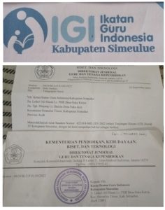 Kemendikbudristek Sahuti Permohonan IGI Simeulue Soal Tunjangan Khusus Guru