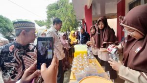 Potato Janda Ngamuk Jadi Incaran pada Pameran Gelar Karya P5 Siswa SMAN 1 Bireuen