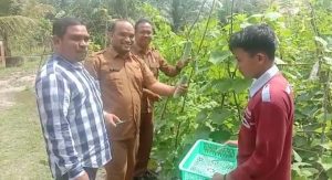Kacabdindik Aceh Timur Gerakkan Pelopor Pertanian Kembangkan Organik di SMKN 1 Peureulak