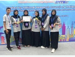 SMA Negeri 1 Ingin Jaya meraih special Award pada even Internasional di Bangkok