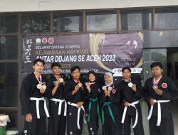 USK Raih 9 Medali Kejuaraan Hapkido Antar Dojang se-Aceh