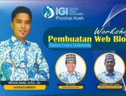 IGI Aceh Ajak Guru Cakap Digital, Latih Admin Web Organisasi