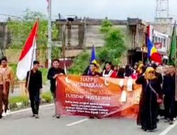 Sambut Tahun Baru Hijriah, Guru dan Ratusan Siswa MAN 4 Aceh Selatan Gelar Pawai Keliling