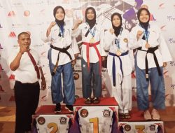 Siswi SMKN 1 Calang Raih Medali Emas di Ajang Banda Aceh Taekwondo Championship