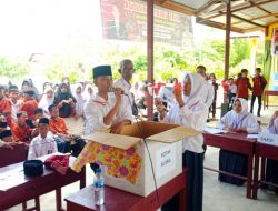 Gelar Pemilihan Ketua OSIS, SMPN 2 Seunuddon Lakukan Sistem Pemilu