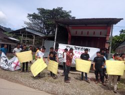 Tolak Tambang PT BMU, Masyarakat Manggamat Gelar Aksi Demo