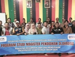 Kacabdisdik Aceh Timur Dukung Guru PJOK Lanjutkan Kuliah S-2 di FKIP USK