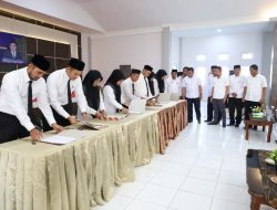 Cabdisdik Wilayah Kota Banda Aceh dan Aceh Besar Gelar Penyerahan SK Perpanjangan PPPK Guru Pemerintah Aceh Formasi 2021