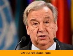 Sekjen PBB Murka Teroris Israel Bunuh Ratusan Stafnya di Gaza