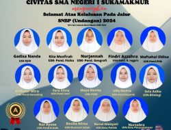 Kelulusan Siswa SMAN 1 Sukamakmur Jalur Prestasi SNBP PTN Meningkat Tahun 2024