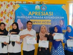 GTK SLB Langsa dan Aceh Timur Lulus PPPK Terima Sertifikat dari Ketua IGPKhI Aceh