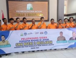 10 Orang Siswa SMKN 2 Meulaboh Ikuti Pembekalan Pra Magang ke Jepang