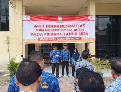 Kacabdin Bireuen Pimpin Apel Netralitas ASN Pemerintah Aceh pada Pilkada Serentak
