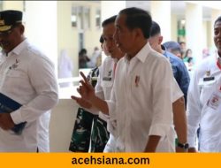 Presiden Jokowi Tinjau RSUD dr. Zainoel Abidin