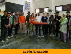 Mahasiswa Internasional Kunjungi Unimal, Pelajari Inovasi Prototipe Kapal PSV Berbahan Serat Alam
