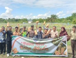 SMKN Sultan Daulat Panen Raya Labu Madu, Ini Penyampaian Kadisdik Aceh