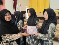 Jelang Idul Fitri, SMKN 1 Al Mubarkeya Santunani Yatim Piatu