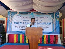 Kepala SMAN 1 Simpang Mamplam Lepas Siswa Kelas XII dengan Analogikan Pelaut: “Selamat Berlayar di Lautan Kehidupan”