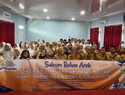 BP3MI Aceh Sosialisasikan Peluang Kerja dan Prosedur Aman Bekerja di Luar Negeri di SMKN 1 Jeunieb